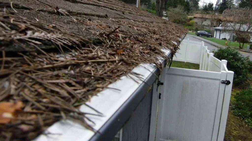 Poor quality gutter guards from big box stores