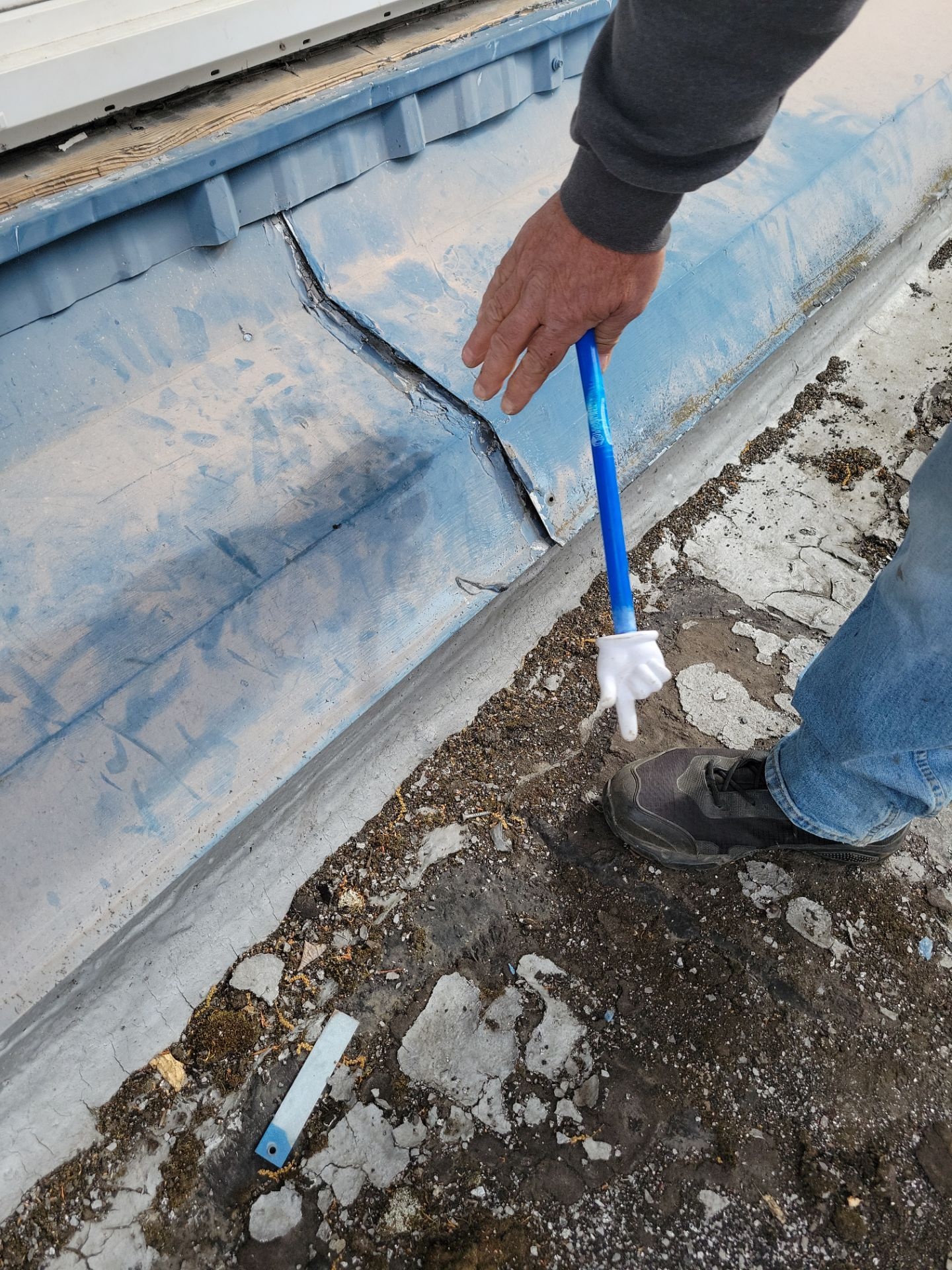 Professional roof inspection with drone technology